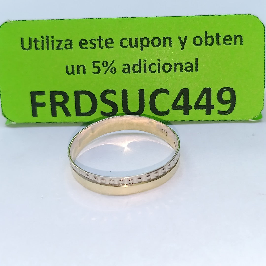 ARGOLLA ORO 14 K 1.3 GRMS (SEMINUEVO)