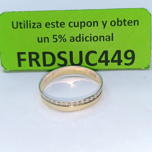 ARGOLLA ORO 14 K 1.3 GRMS (SEMINUEVO)
