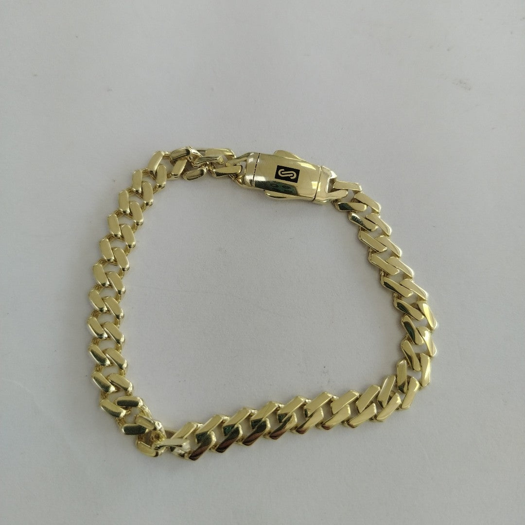 PULSERA MONACO ORO 14K 7 (NUEVO)