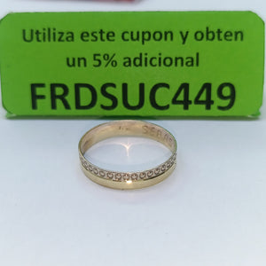 ARGOLLA ORO 14 K 0.9 GRMS (SEMINUEVO)