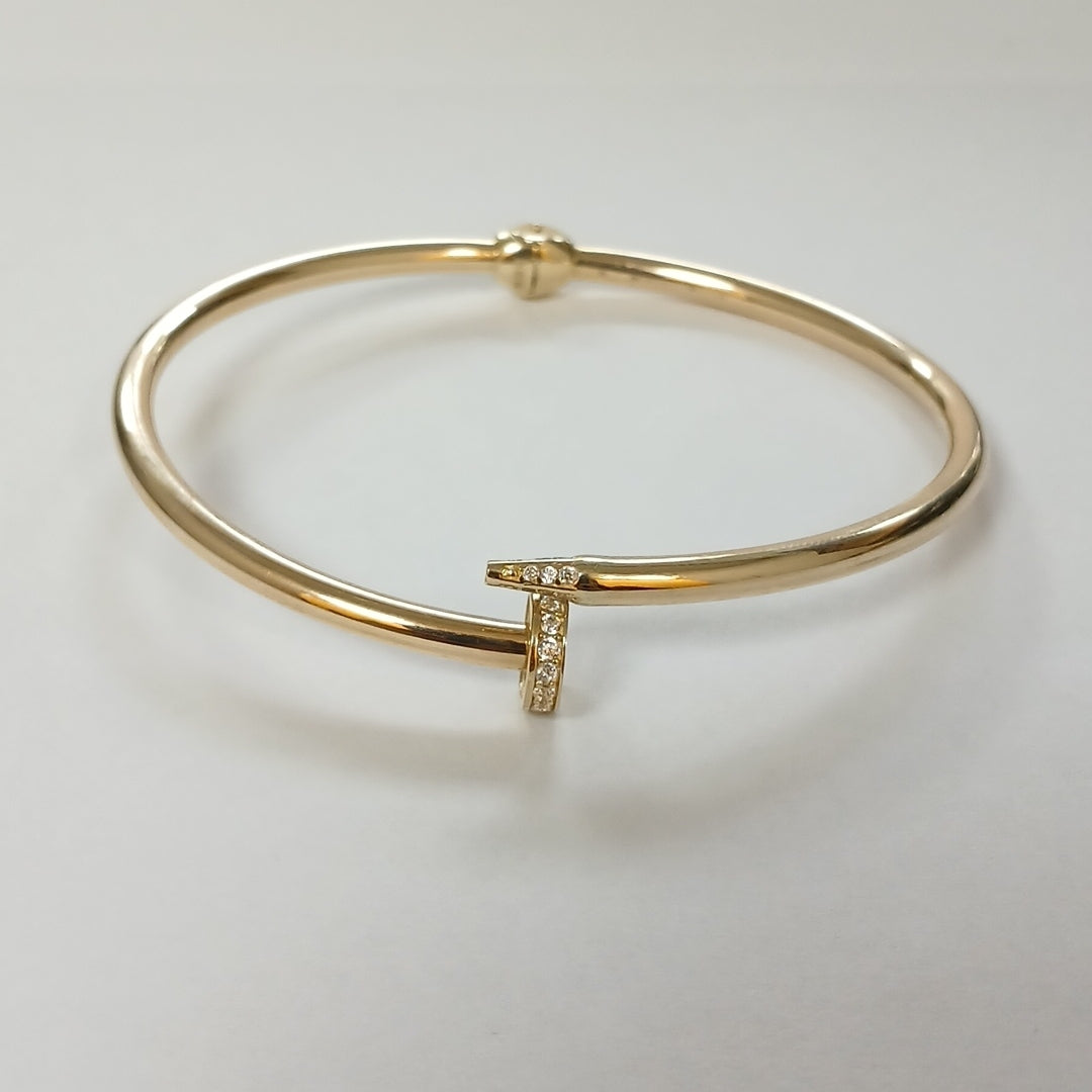 PULSERA CLAVO ORO 14K 6.4 (NUEVO)