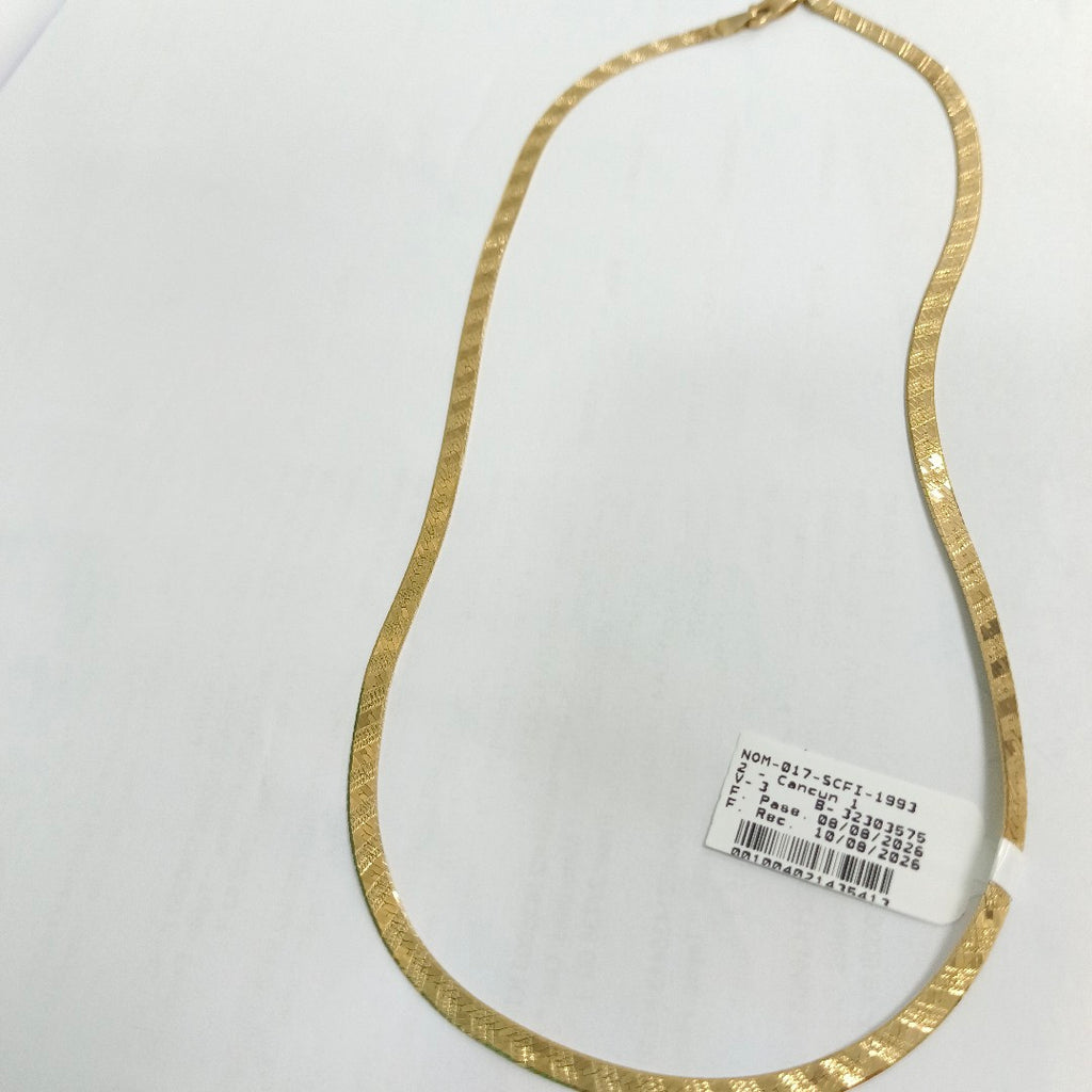 GARGANTILLA ORO 14 K 10.3 GRMS (SEMINUEVO)