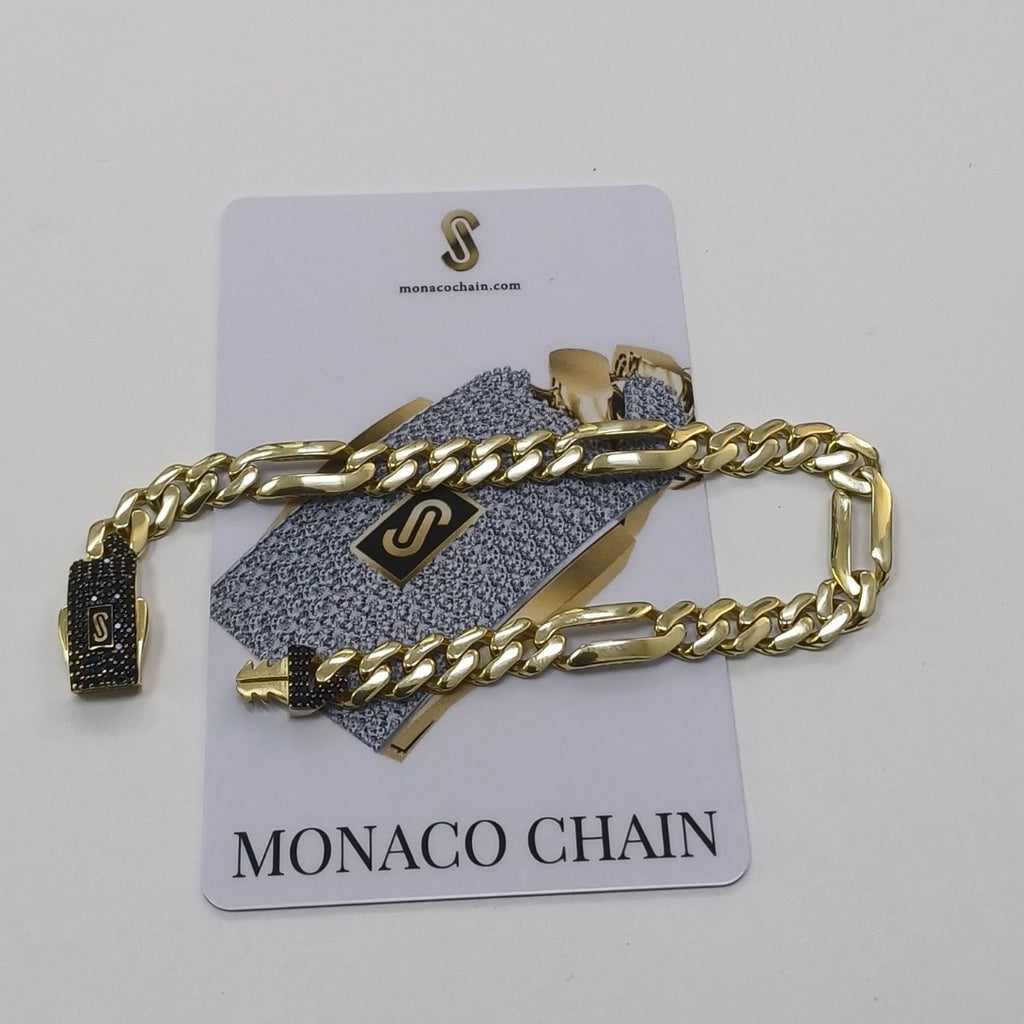 PULSERA MONACO ORO 10K 6.1 (NUEVO)
