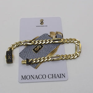 PULSERA MONACO ORO 10K 6.1 (NUEVO)