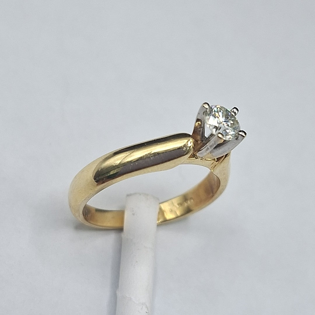 SOLITARIO ORO 14 K 4.1 GRMS (SEMINUEVO)