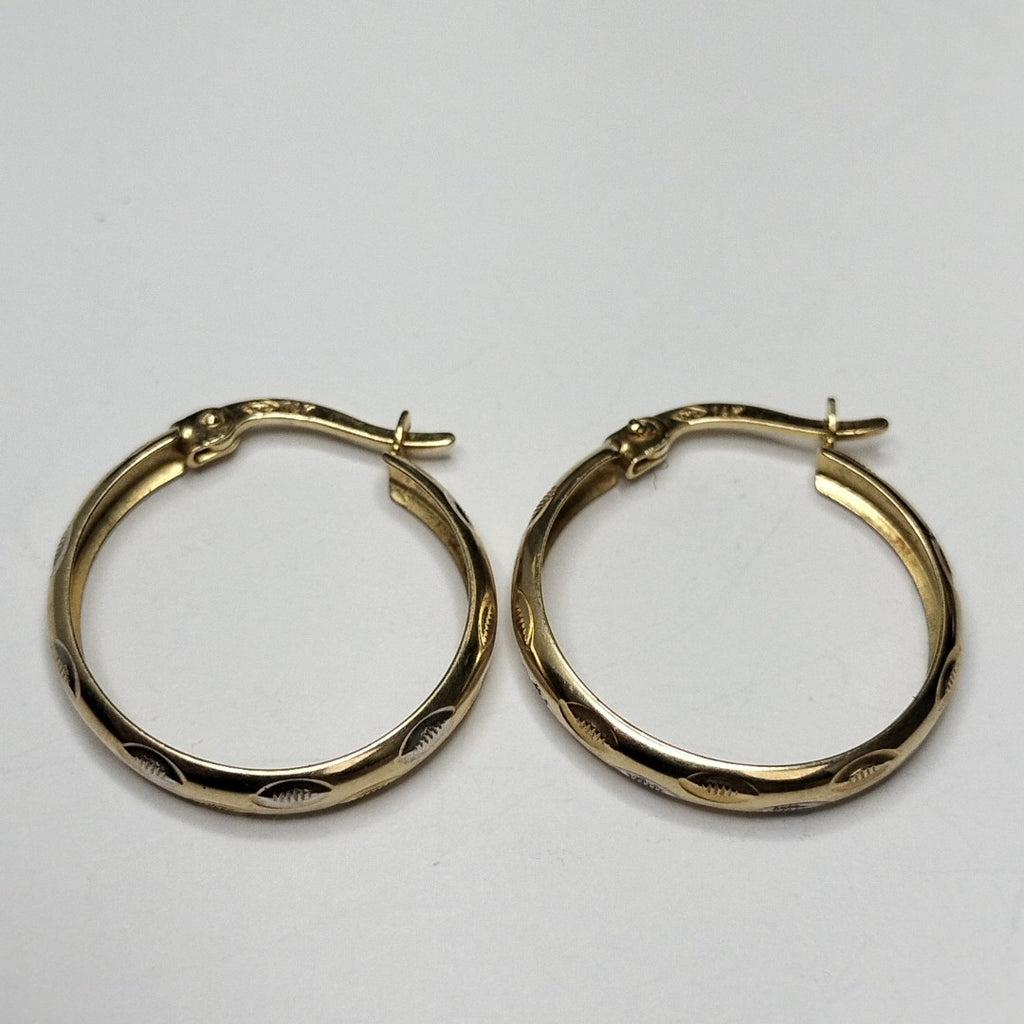 ARRACADAS PAR ORO 14 K 1.6 GRMS (SEMINUEVO)
