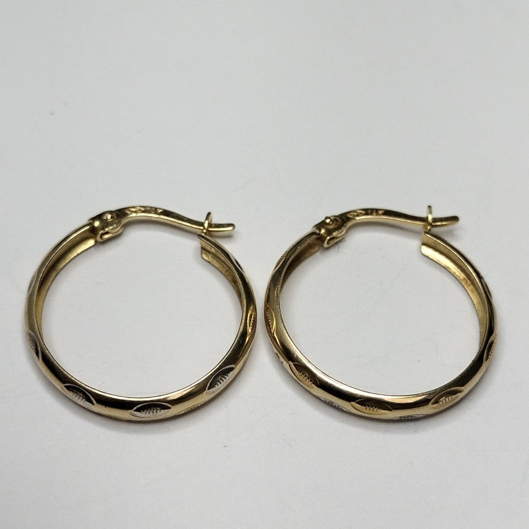 ARRACADAS PAR ORO 14 K 1.6 GRMS (SEMINUEVO)