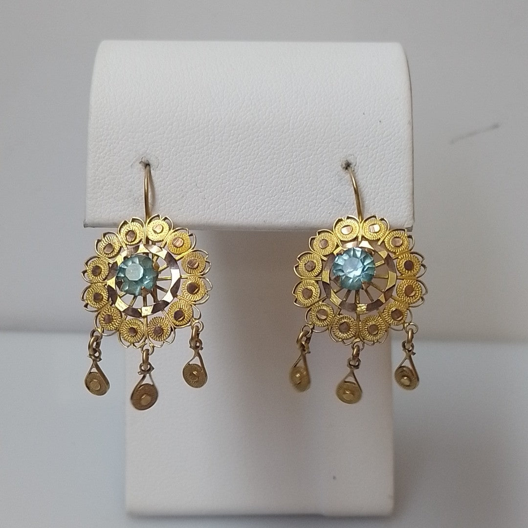 ARETES PAR ORO 8 K 5,40 GRMS (SEMINUEVO)