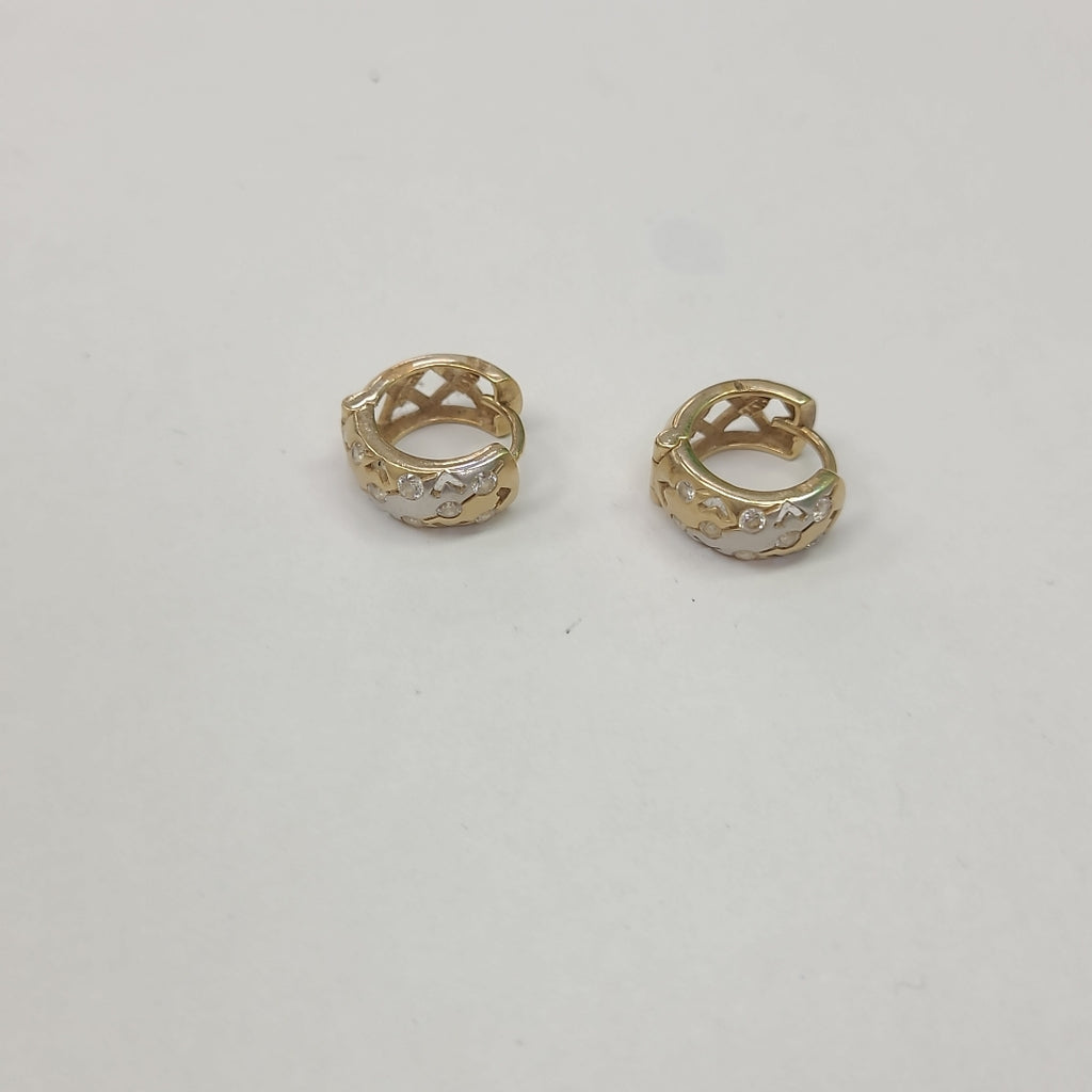 ARETES PAR ORO 14 K 5,20 GRMS (SEMINUEVO)