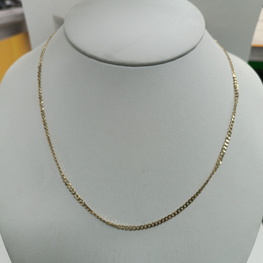 CADENA BARBADA 14K 55 CM 5.5 GR (NUEVO)