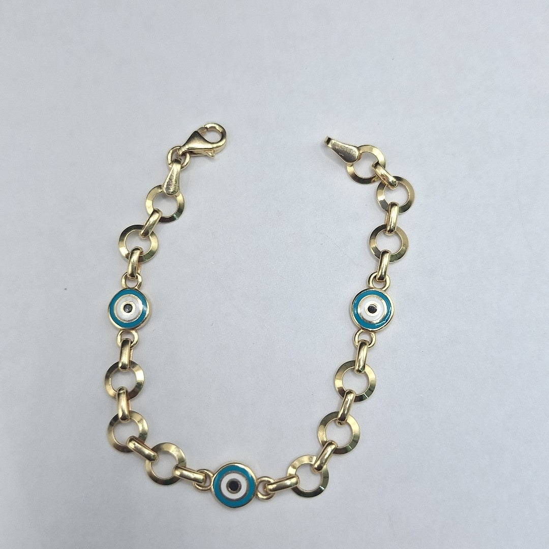 PULSERA ORO 14 K 3.6 GRMS (SEMINUEVO)