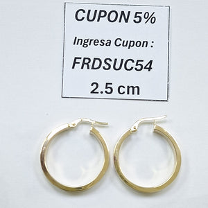 ARRACADAS ORO 14K 2.4 (NUEVO)
