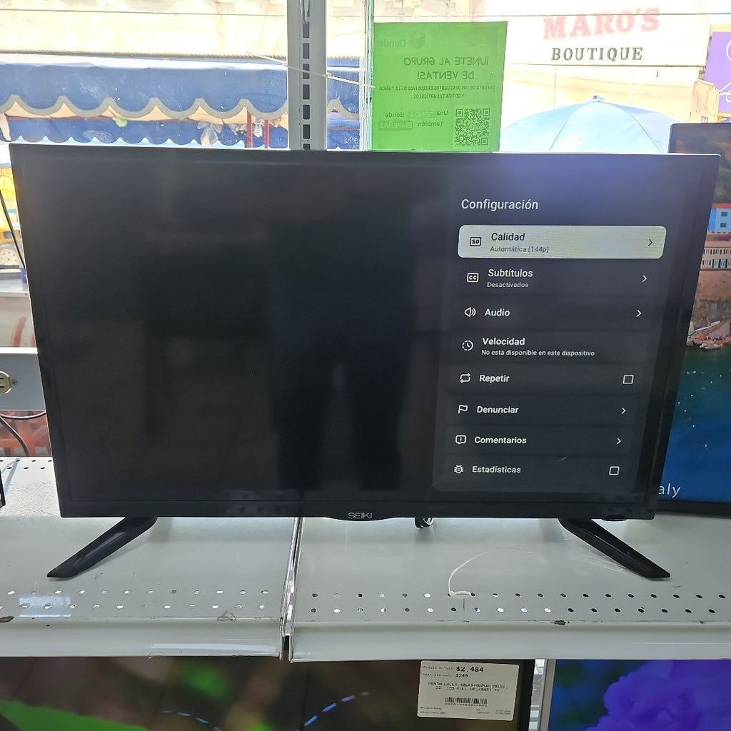PANTALLA SEIKI SE32HQTM 32" LED HD (SEMINUEVO)