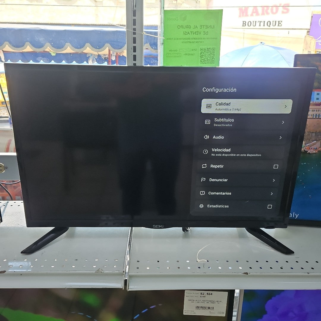PANTALLA SEIKI SE32HQTM 32" LED HD (SEMINUEVO)