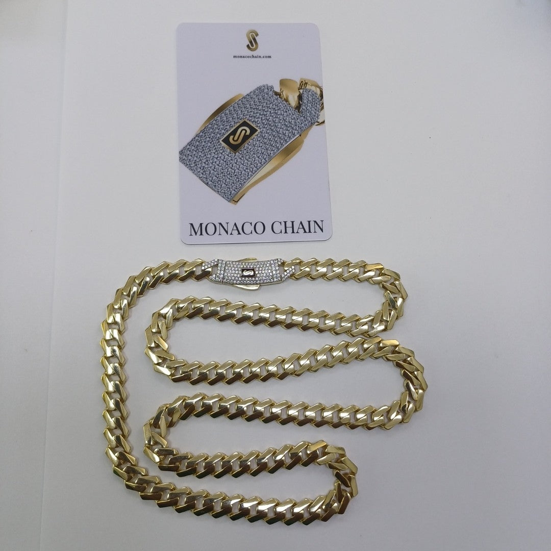 CADENA MONACO ORO 10K 24.1 (NUEVO)