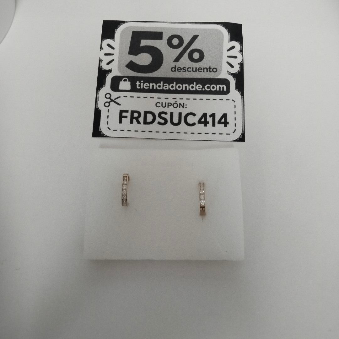 ARRACADAS PAR ORO 14 K 1,70 GRMS (SEMINUEVO)