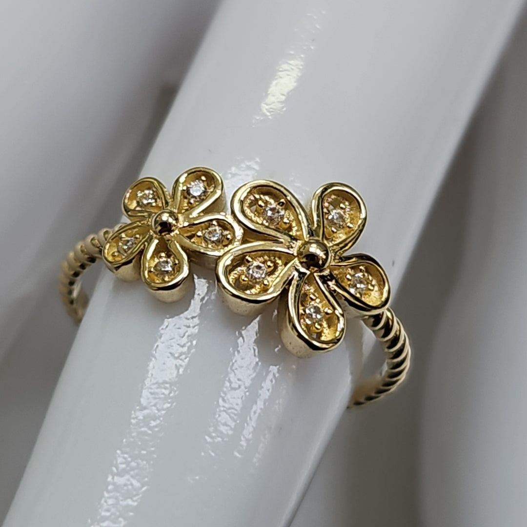 ANILLOS DAMA ORO 14K 2 (NUEVO)
