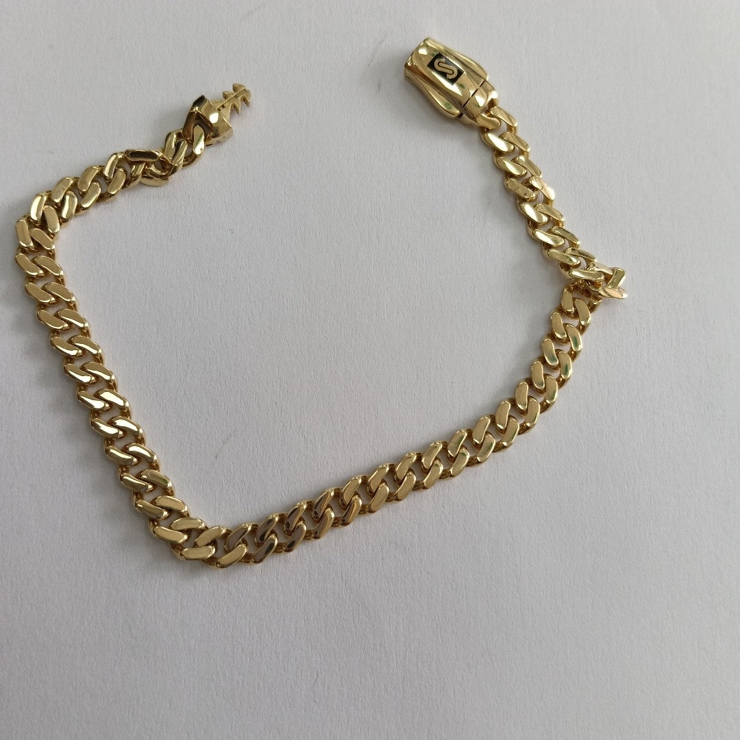 PULSERA MONACO ORO 14K 5.3 (NUEVO)