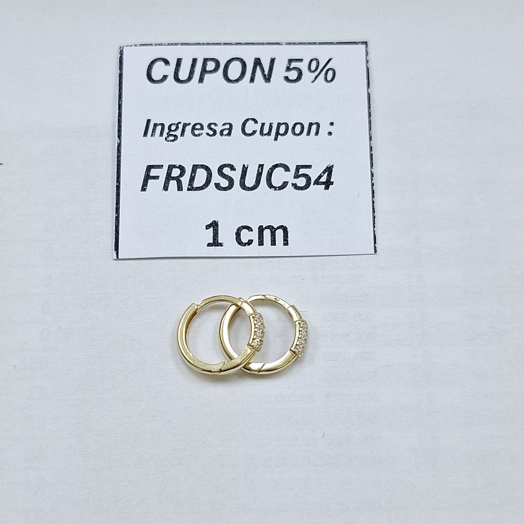 HUGGIES ORO 14K 1.4 (NUEVO)