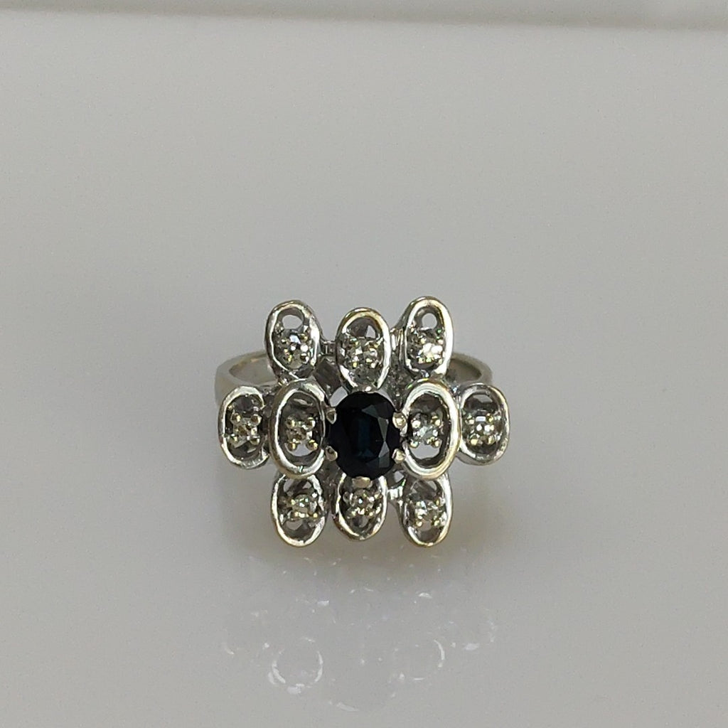 ANILLITO ORO BLANCO 18 K 6,90 GRMS (SEMINUEVO)