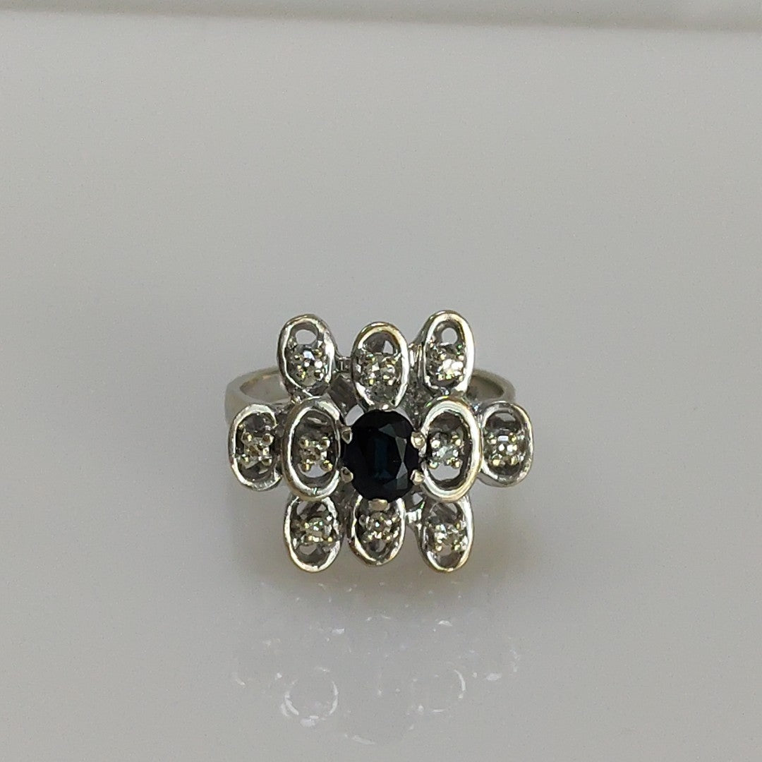ANILLITO ORO BLANCO 18 K 6,90 GRMS (SEMINUEVO)