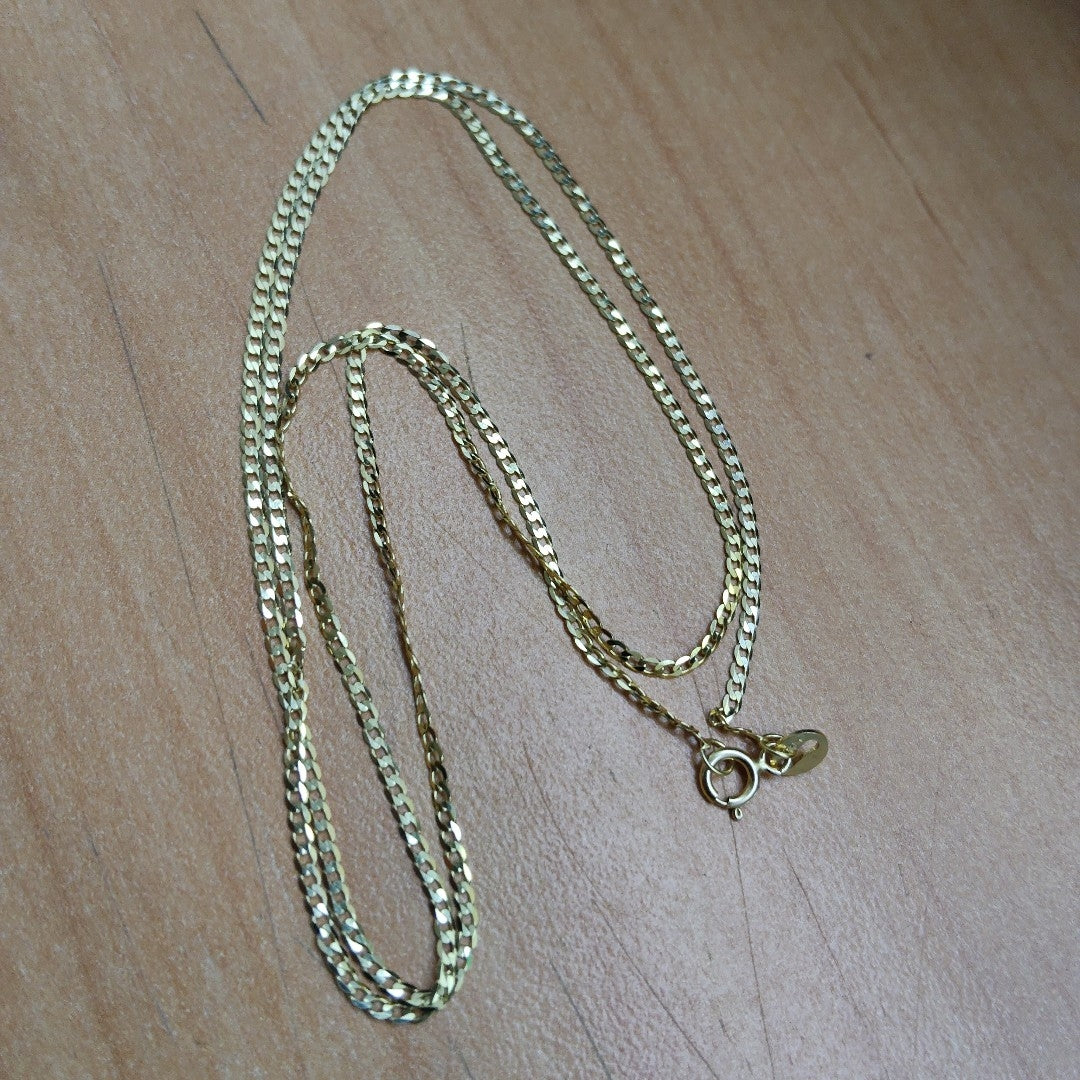 CADENAS BARBADA AMARILLA ORO 14K 2.1 (NUEVO)