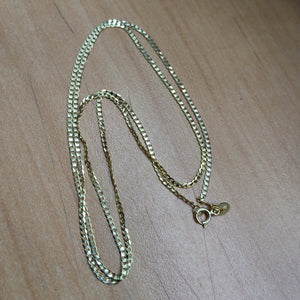 CADENAS BARBADA AMARILLA ORO 14K 2.1 (NUEVO)