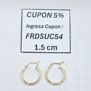 ARRACADAS ORO 14K 1.2 (NUEVO)
