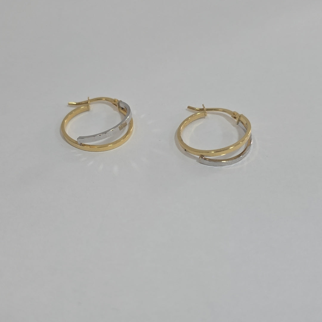 ARRACADAS PAR ORO 14 K 1,30 GRMS (SEMINUEVO)
