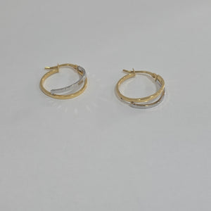 ARRACADAS PAR ORO 14 K 1,30 GRMS (SEMINUEVO)