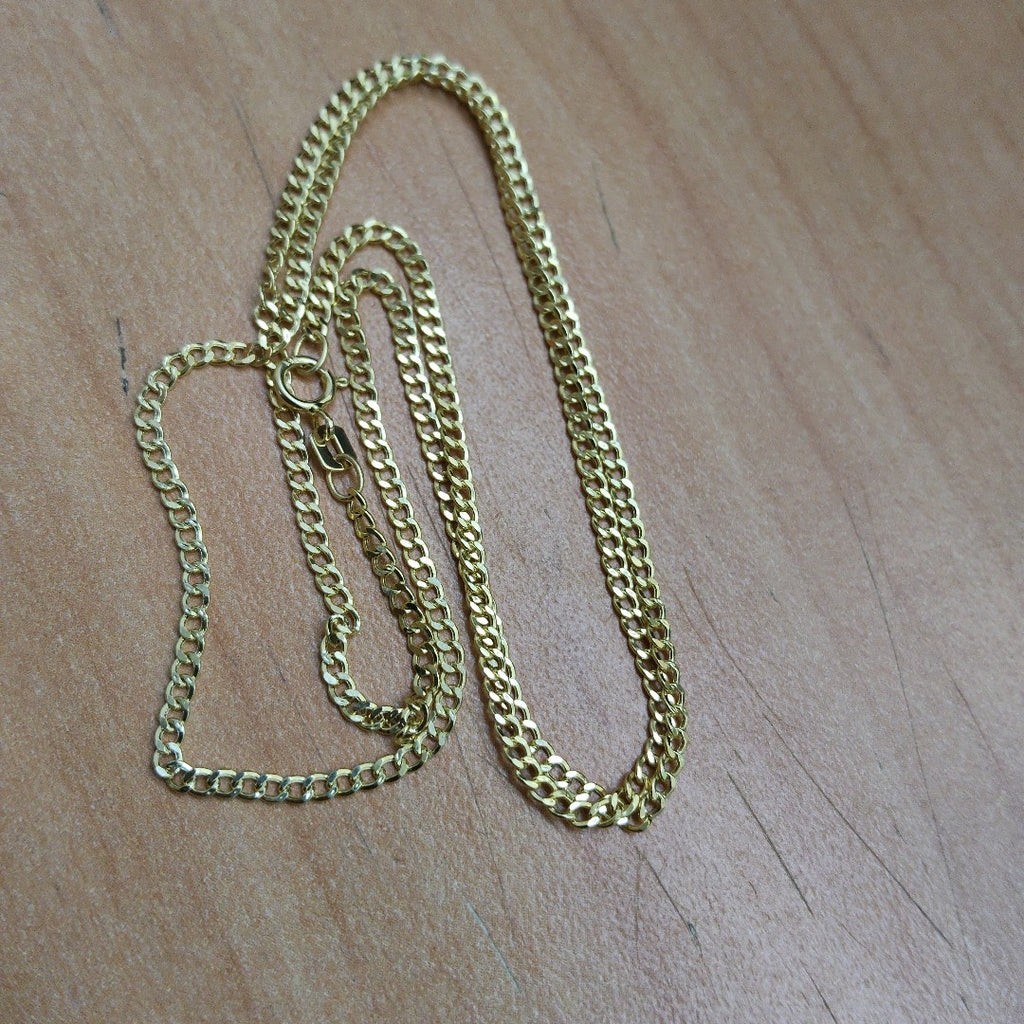 CADENAS BARBADA AMARILLA ORO 14K 1.9 (NUEVO)