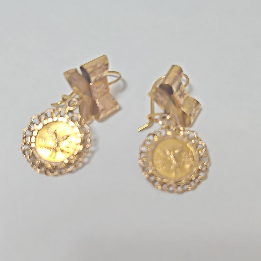 ARETES PAR ORO 8 K 4,80 GRMS (SEMINUEVO)