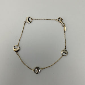 PULSERA ORO, ORO COMBINADO 14 K 1.6 GRMS (SEMINUEVO)