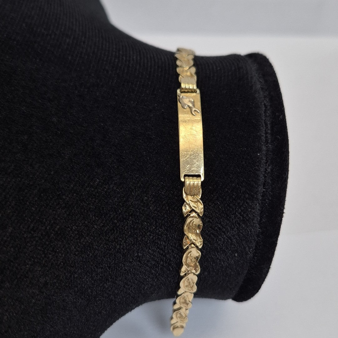 ESCLAVA ORO 14 K 3.9 GRMS (SEMINUEVO)