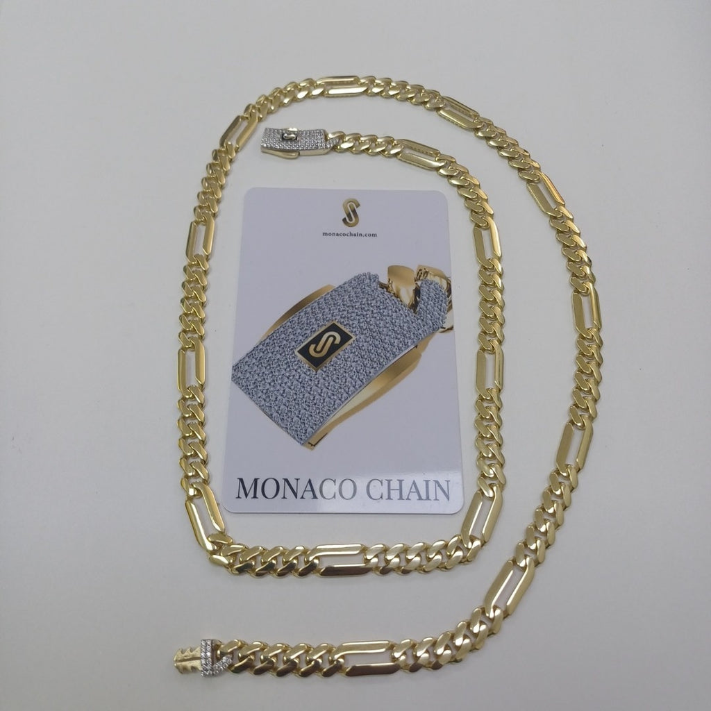 CADENA MONACO ORO 10K 18.3 (NUEVO)