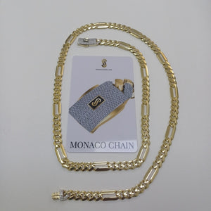 CADENA MONACO ORO 10K 18.3 (NUEVO)