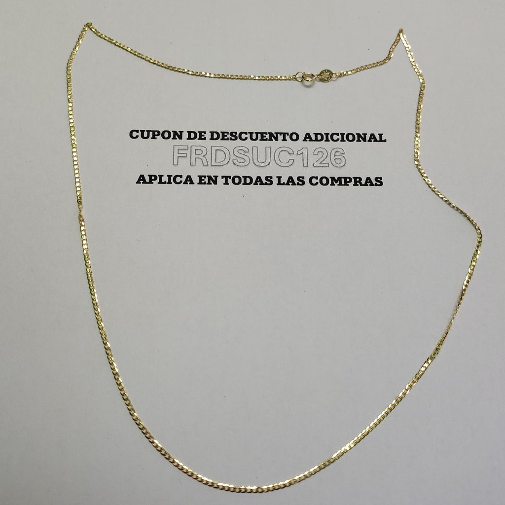 CADENAS BARBADA AMARILLA ORO 14K 2 (NUEVO)