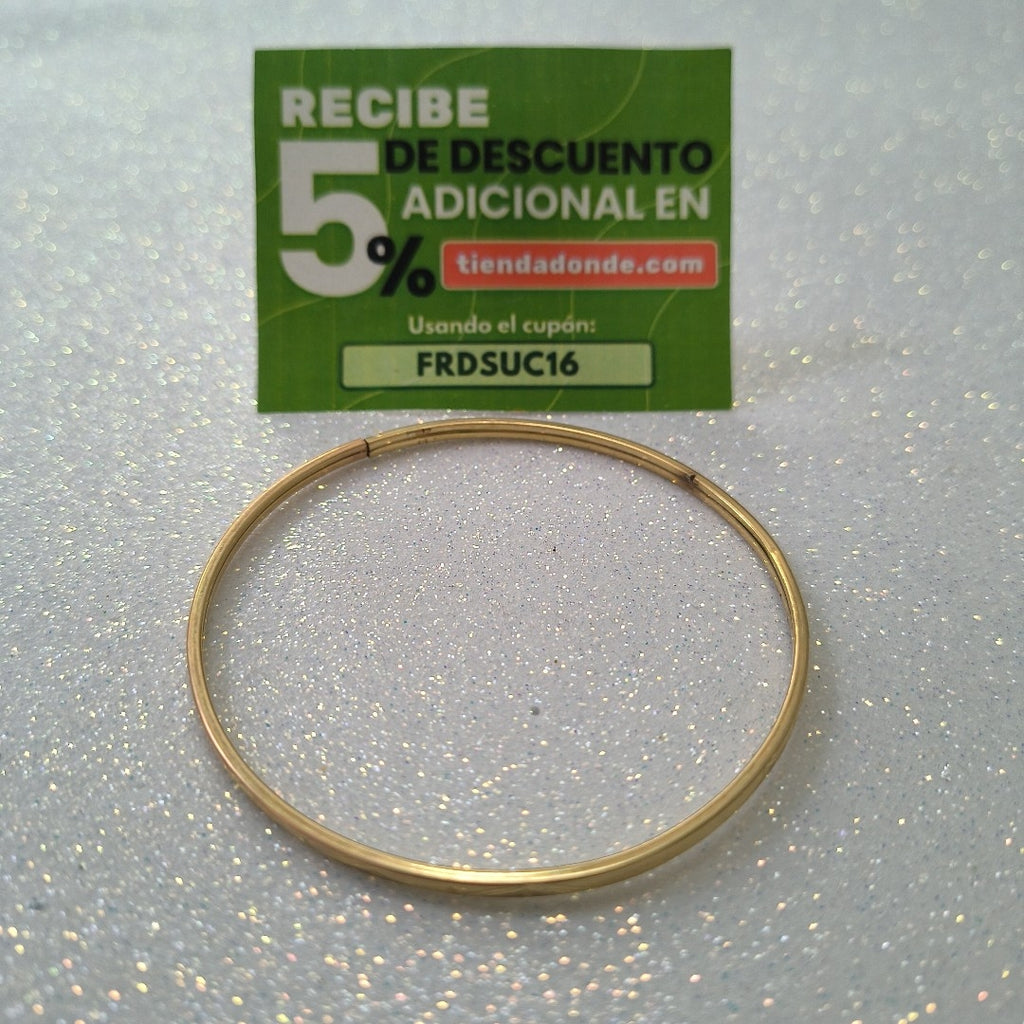 PULSERA RIGIDA ORO 10 K 3.4 GRMS (SEMINUEVO)