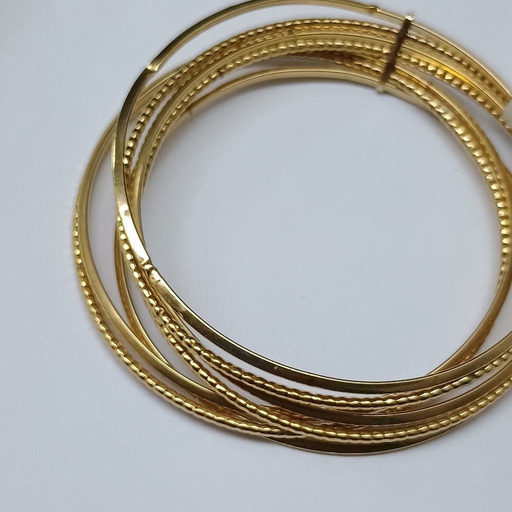 SEMANARIO DE PULSERAS ORO 14 K 11.3 GRMS (SEMINUEVO)