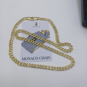 CADENA MONACO ORO 10K 18.7 (NUEVO)