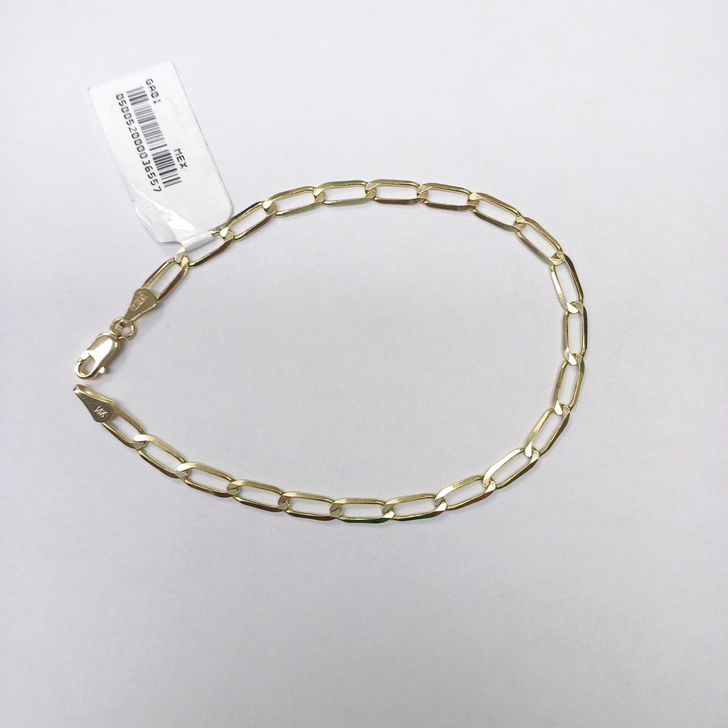 PULSERA ESLABON 14K 21 CM 4.4 GR (NUEVO)