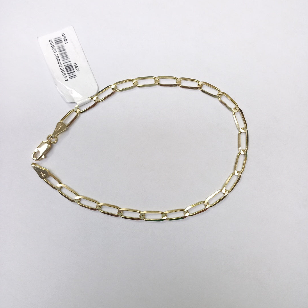 PULSERA ESLABON 14K 21 CM 4.4 GR (NUEVO)