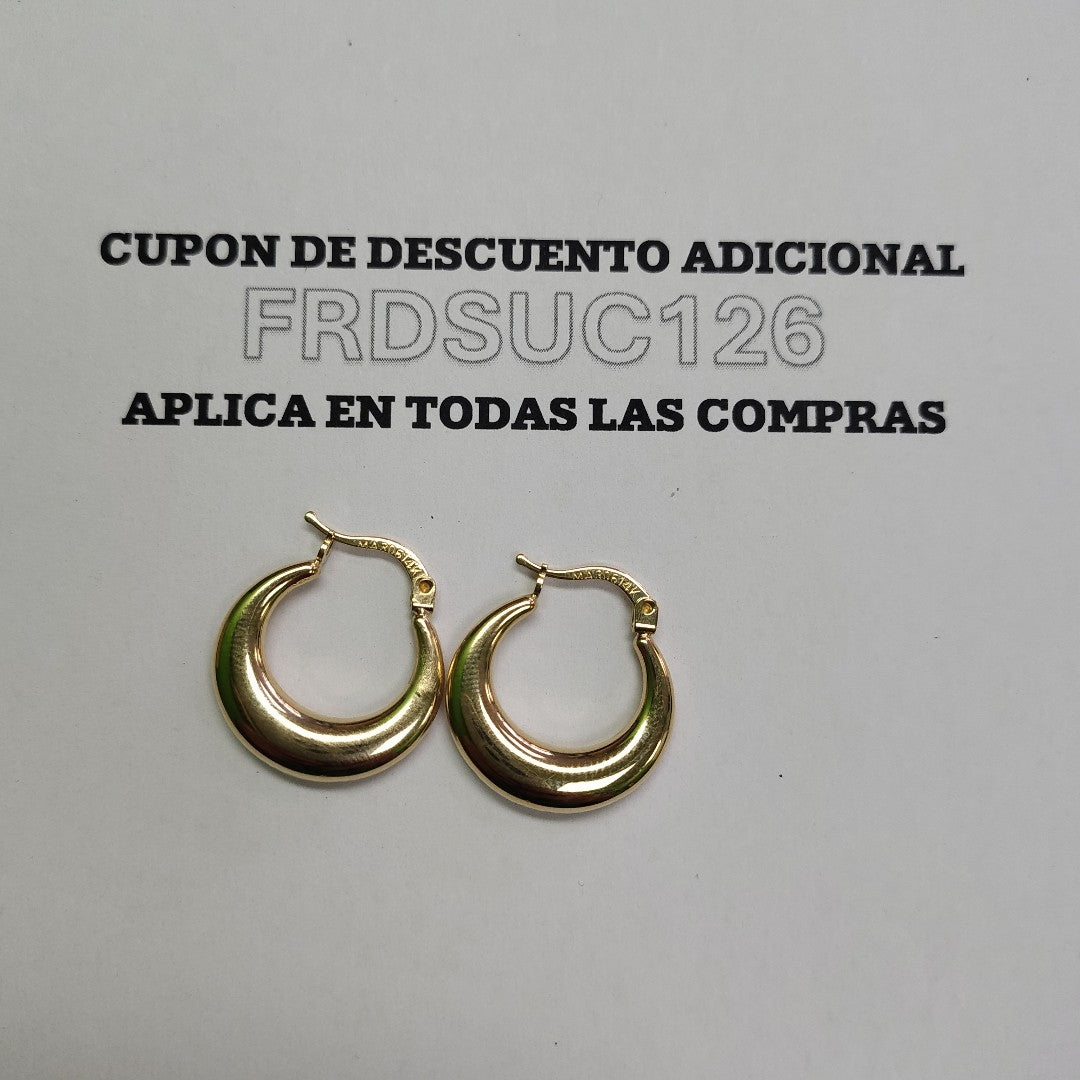 ARRACADAS ORO 14K 2.3 (NUEVO)