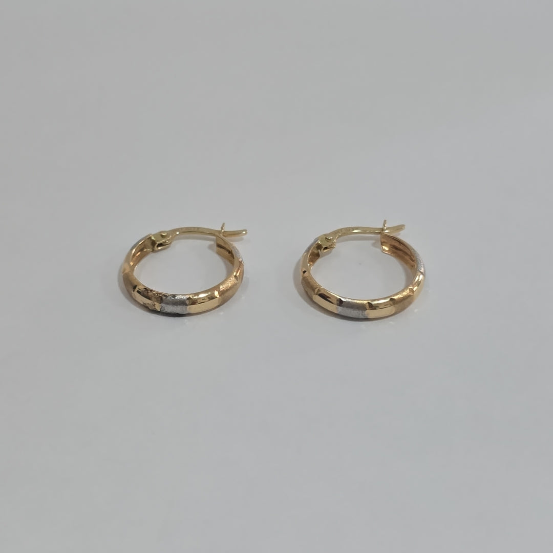 ARRACADAS PAR ORO 14 K 1,40 GRMS (SEMINUEVO)