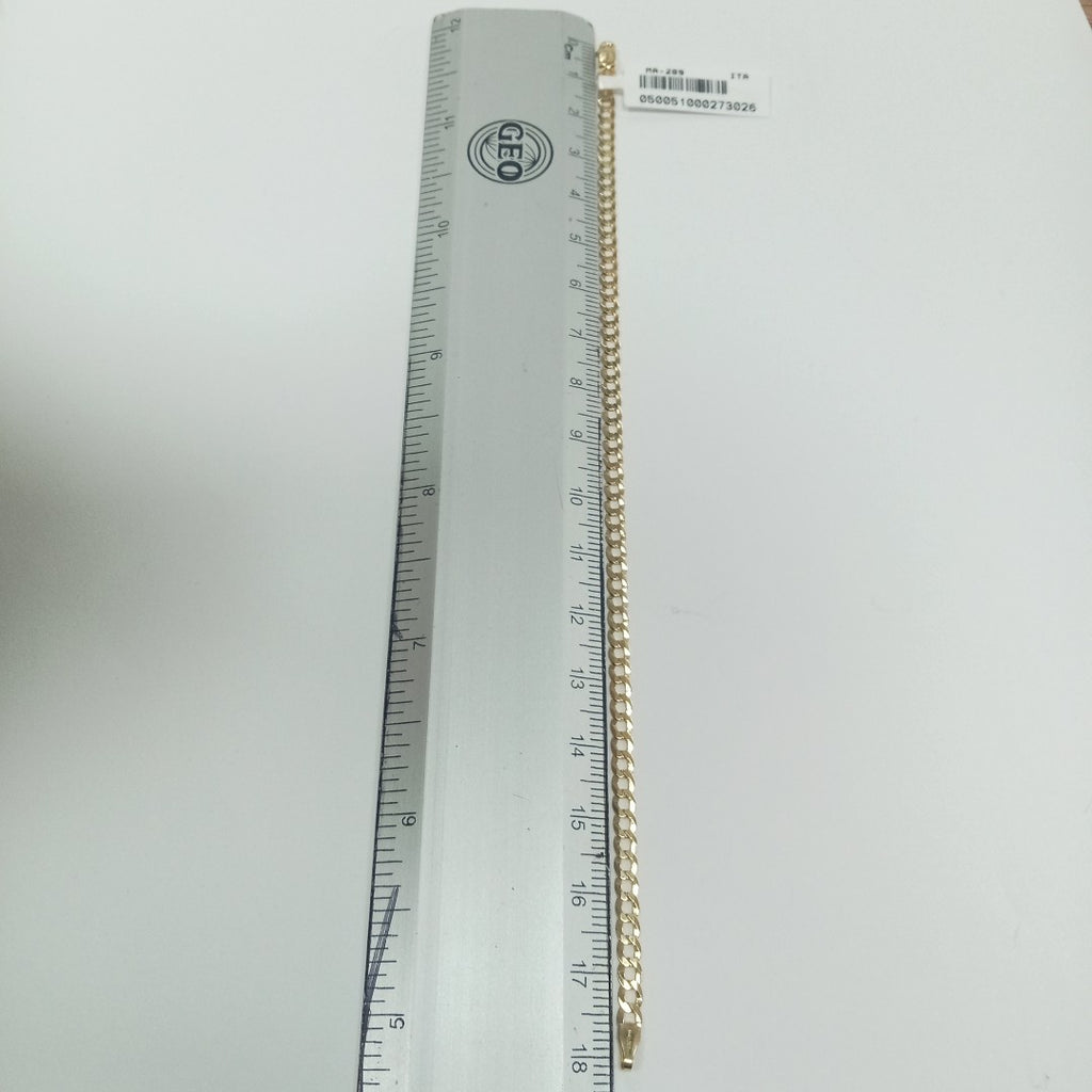 PULSERAS DAMA BARBADA AMARILLA ORO 14K 2.4 (NUEVO)