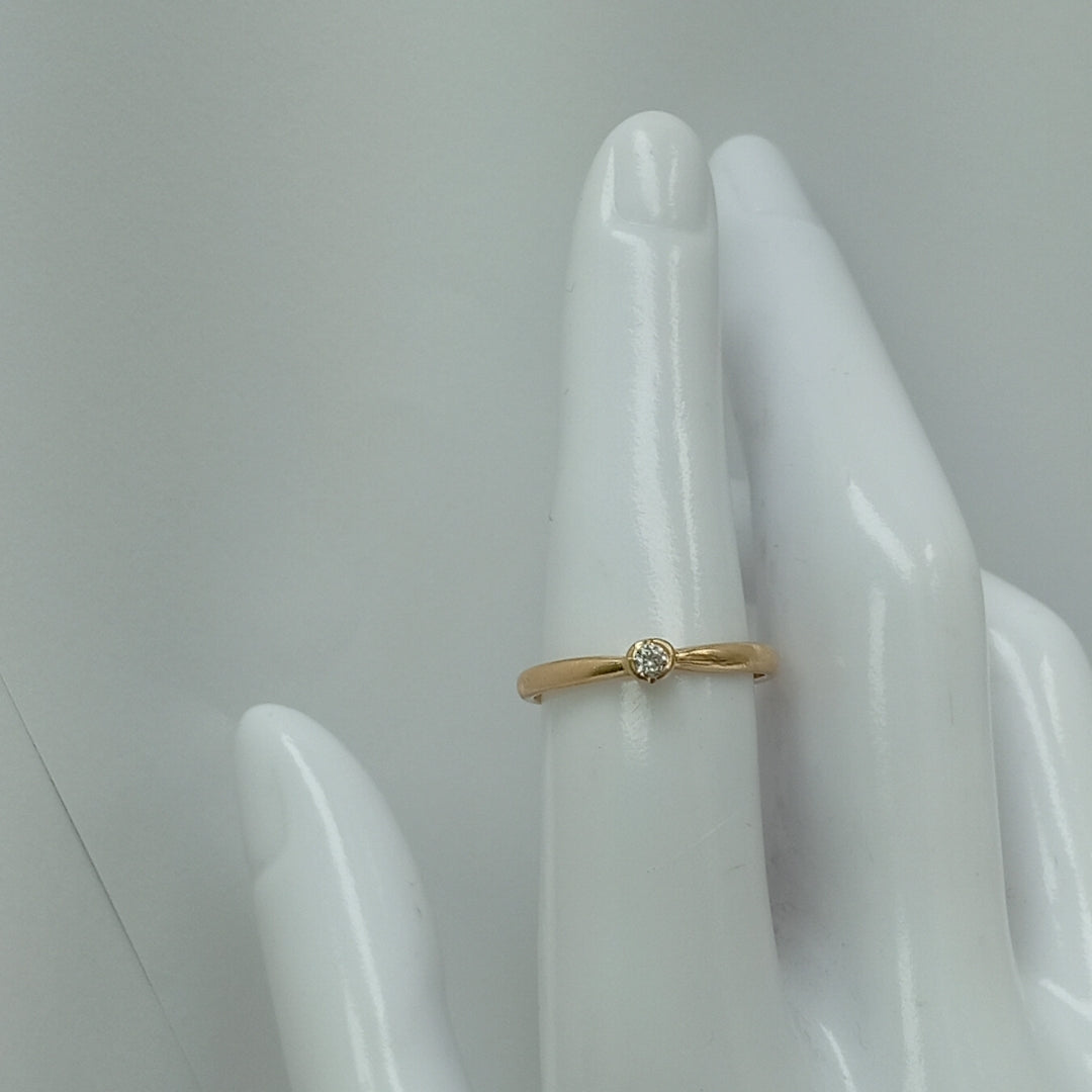 SOLITARIO ORO 14 K 1.9 GRMS (SEMINUEVO)