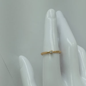 SOLITARIO ORO 14 K 1.9 GRMS (SEMINUEVO)