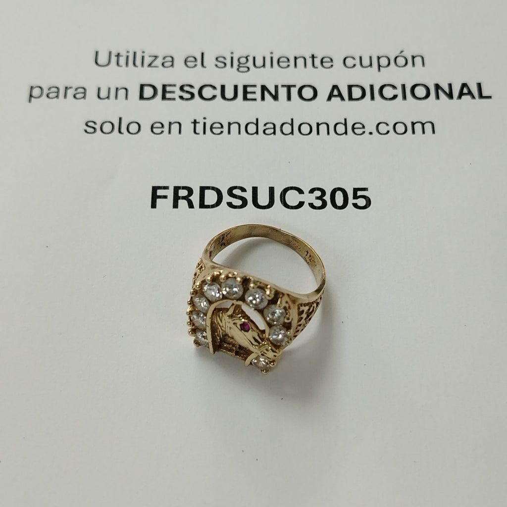 ANILLO ORO 10 K 6,90 GRMS (SEMINUEVO)