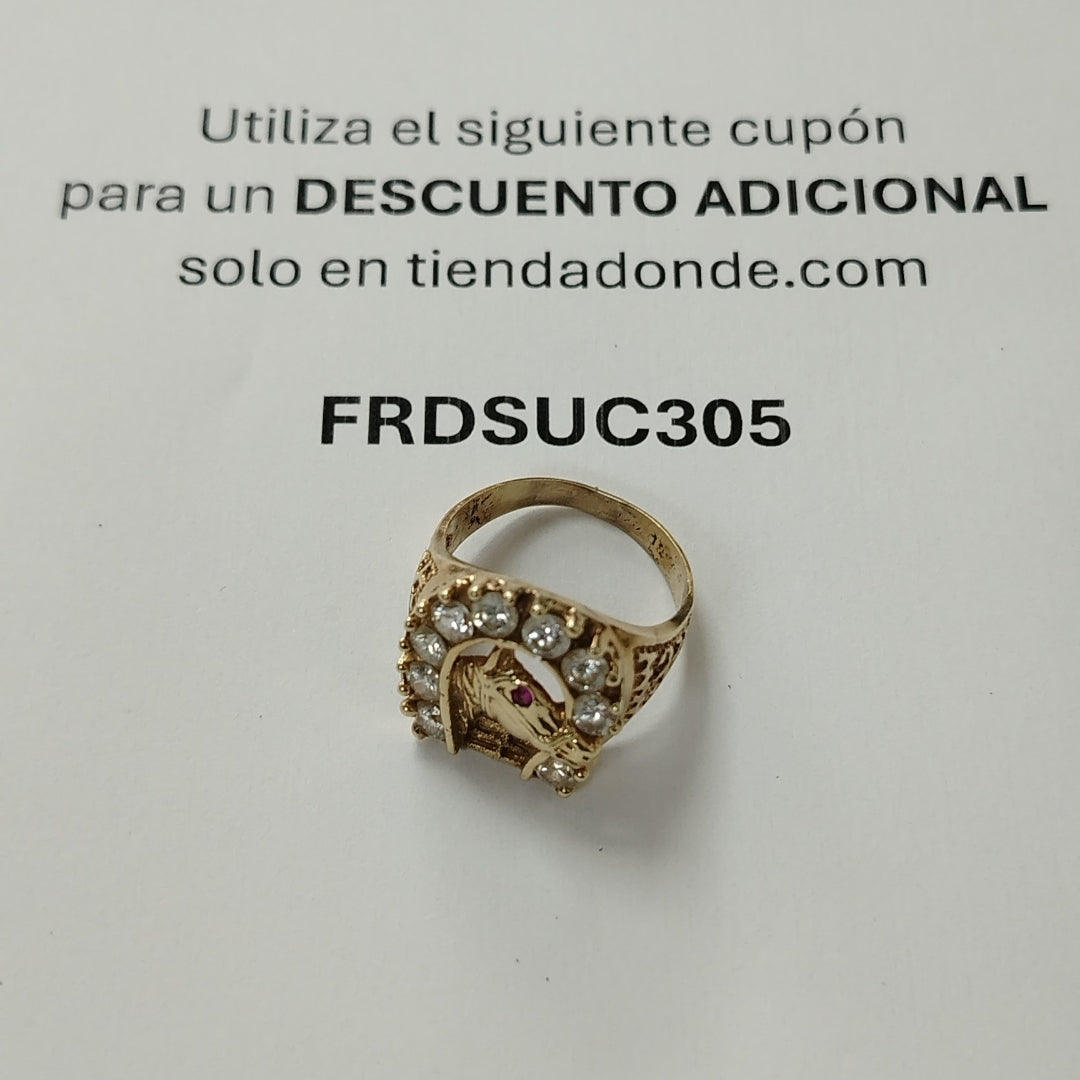 ANILLO ORO 10 K 6,90 GRMS (SEMINUEVO)