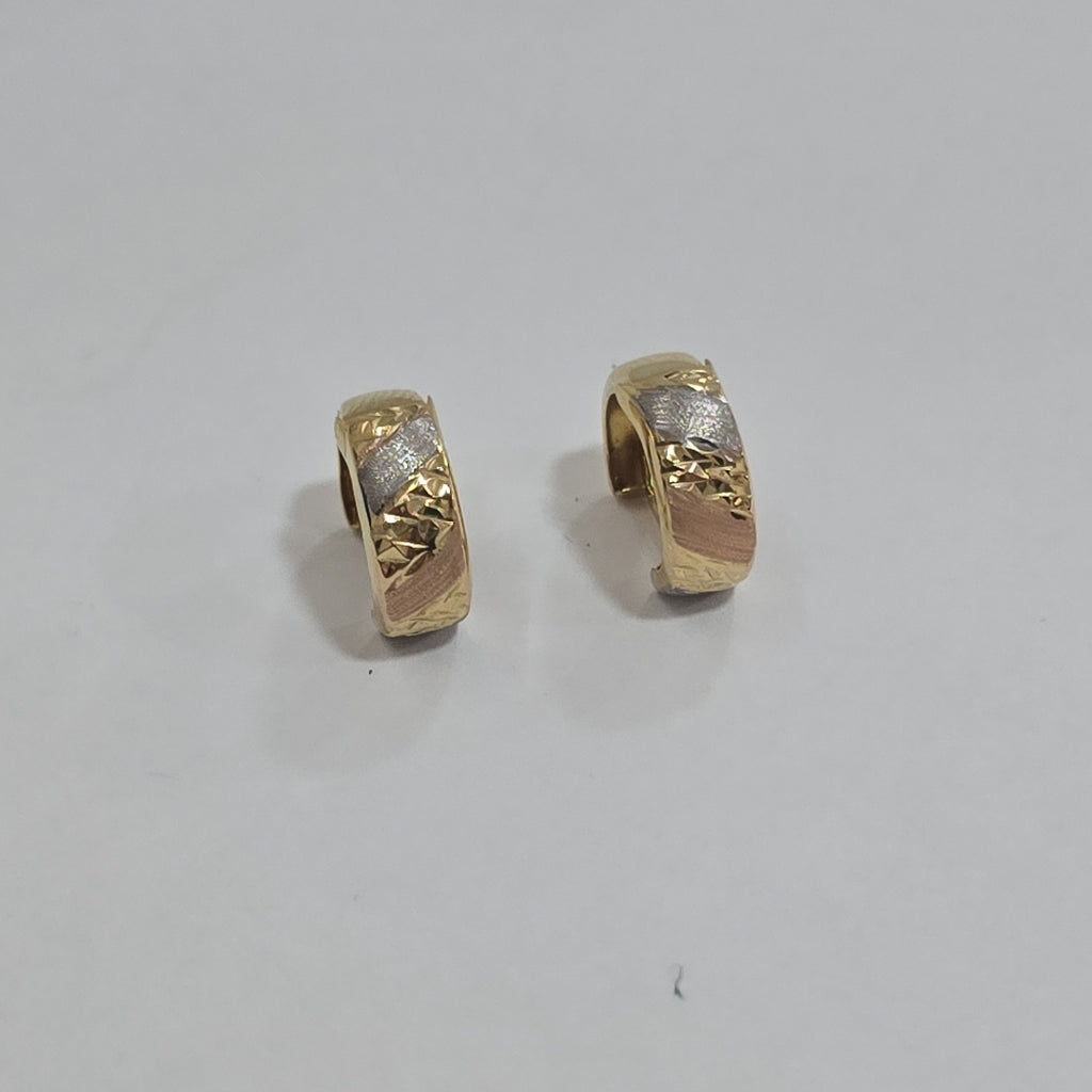 ARRACADAS PAR ORO 14 K 1,20 GRMS (SEMINUEVO)